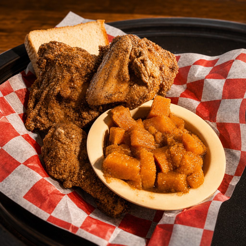 Half Chicken Dinner.